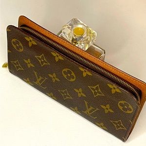 LV Monogram Canvas Porte Monnaie Zippy Wallet